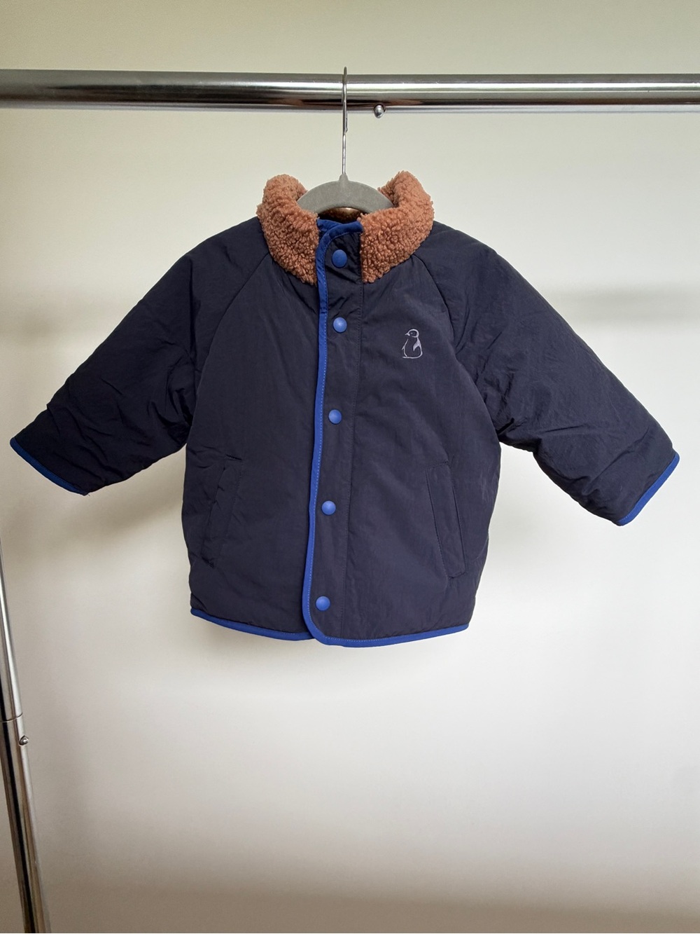 Konny Baby Reversible Teddy Fleece/Padded Coat- Like New